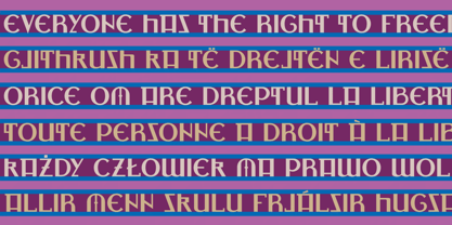 Zagora Font Poster 6