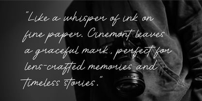 Cinemont Font Poster 2