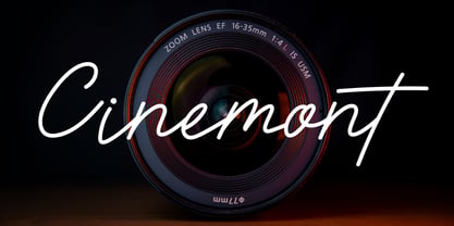 Cinemont Font Poster 1
