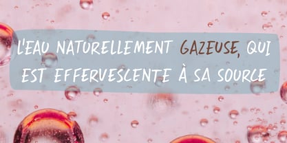 Gazeuse Font Poster 2