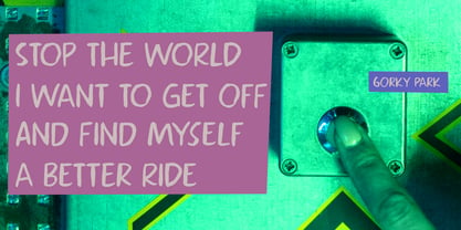 Safety Switch Pro Font Poster 4