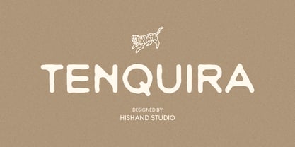 Tenquira Font Poster 1