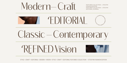 Megance Glamour Font Poster 7