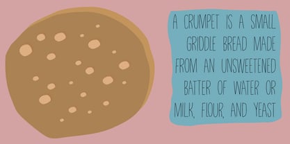 Lemony Crumpet Pro Font Poster 2