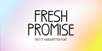 Fresh Promise Font Poster 1