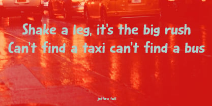 Smelly Taxi Pro Font Poster 6
