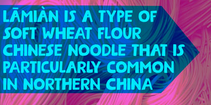 Steaming Noodles Pro Font Poster 4