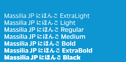 Massilia JP Font Poster 10