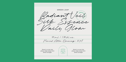 Brooks Kellany Font Poster 4