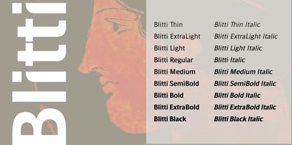 Blitti Font Poster 2