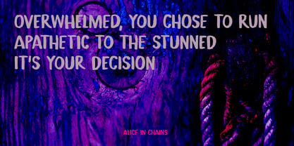 Rash Decision Pro Font Poster 2