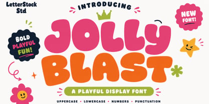 Jolly Blast Font Poster 1