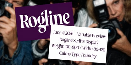 Rogline Font Poster 4