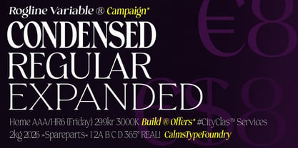 Rogline Font Poster 8