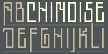 Chinoise Font Poster 1