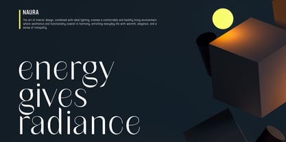 Naura Font Poster 6