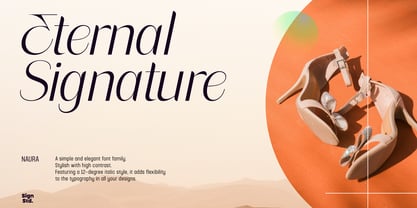 Naura Font Poster 3