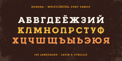 Hundra Font Poster 10