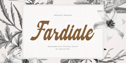 Fardiale Font Poster 1