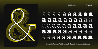 ST Giuliano Slab Font Poster 5