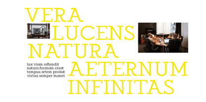 ST Giuliano Slab Font Poster 8