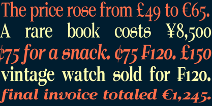 Norche Font Poster 9