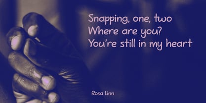 Snappy Fingers Pro Font Poster 2