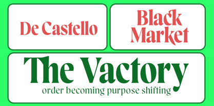Blacklady Font Poster 14
