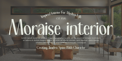 Moras Font Poster 7
