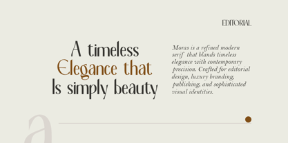 Moras Font Poster 2