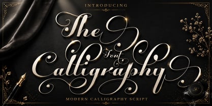 The Calligraphy Font Poster 1