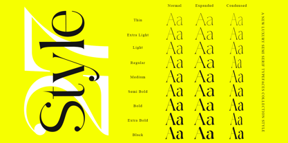 Galmiten Semi Serif Font Poster 3