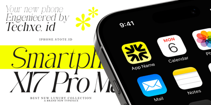 Galmiten Semi Serif Font Poster 2