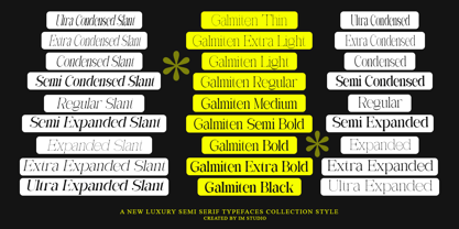 Galmiten Semi Serif Font Poster 4