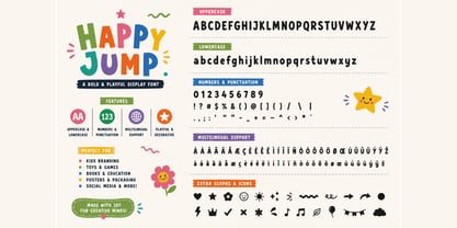 Happy Jump Font Poster 7