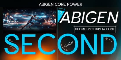 Abigen Font Poster 3