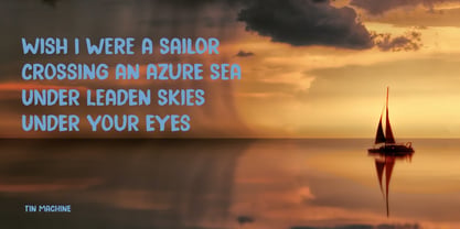 Leaden Skies Pro Font Poster 4