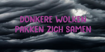 Leaden Skies Pro Font Poster 3