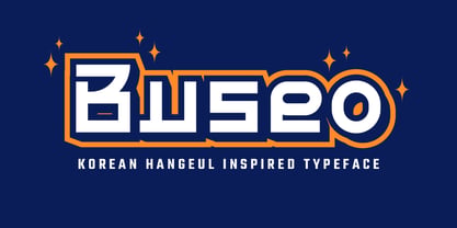 Buseo Font Poster 1