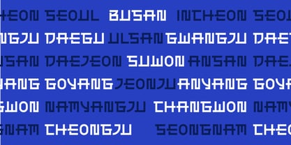 Buseo Font Poster 2