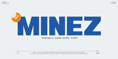Minez Font Poster 1