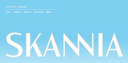 Skannia Font Poster 1