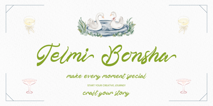 Telmi Bonsha Font Poster 1