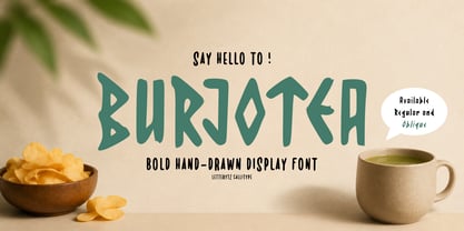 Burjotea Font Poster 1