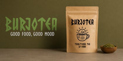 Burjotea Font Poster 2