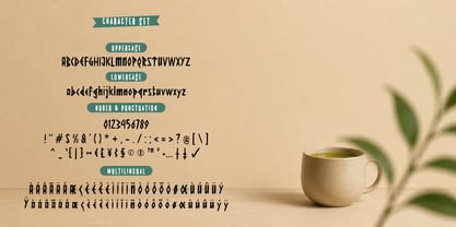 Burjotea Font Poster 5