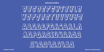 Georune Font Poster 10