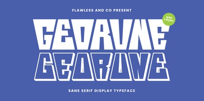 Georune Font Poster 1