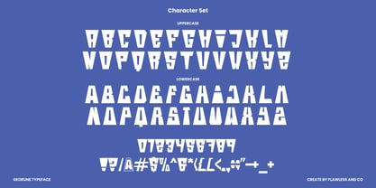 Georune Font Poster 9