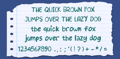 Crayontip Pencil Font Poster 4